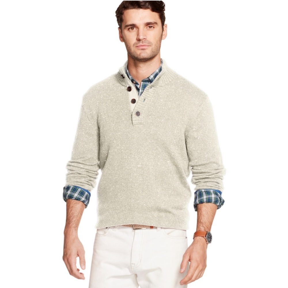 Men's IZOD Sportswear Classic-Fit Button Sweater